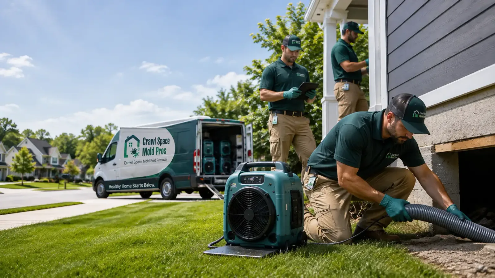 Crawl Space Mold Removal in Olney, MD